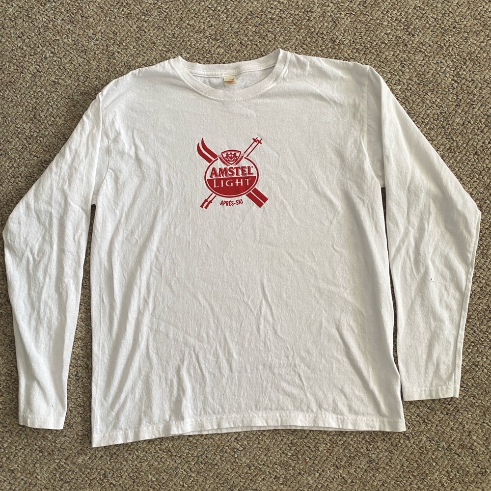 AMSTEL LIGHT Apres- Ski Beer T-shirt Unisex Large